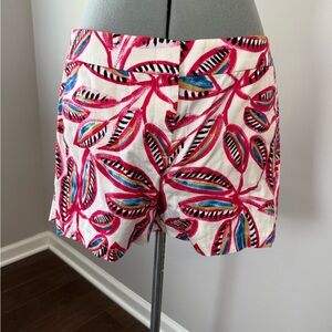 NEW J. Crew Pink and Blue Bermuda Shorts Vibrant Style